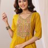 Women Embroidered Rayon kurta set