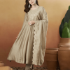 Women’s Embroidered Anarkali and Pant with Dupatta Set