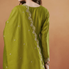 Embroidered Anarkali and Pant with Dupatta Set