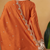 Women’s Embroidered Anarkali and Pant with Dupatta Set
