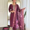 Women Embroidered Rayon kurta set