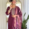 Women Embroidered Rayon kurta set