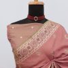 Dusty Rose Banarasi Silk Saree