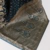 Dark Teal Banarasi Silk Saree
