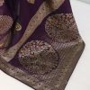 Royal Purple Banarasi Silk Saree