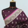 Wine Purple Banarasi Silk Saree