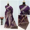 Royal Purple Banarasi Silk Saree