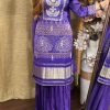 Chinon Kurta Set in a rich purple