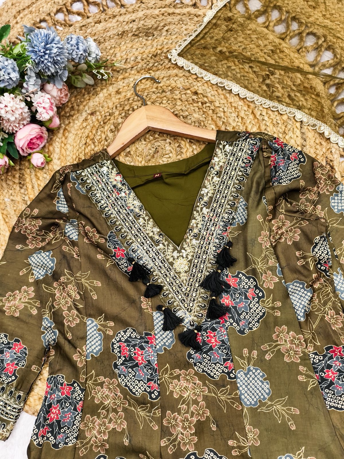 PREMIUM Anarkali SALWAR SUIT Digital Print Sets With Dupatta