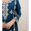 Top plazo and work Embroidery Dupatta