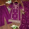 Top plazo and  Work Embroidery Dupatta