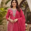 beautiful rani pink Kurata Set