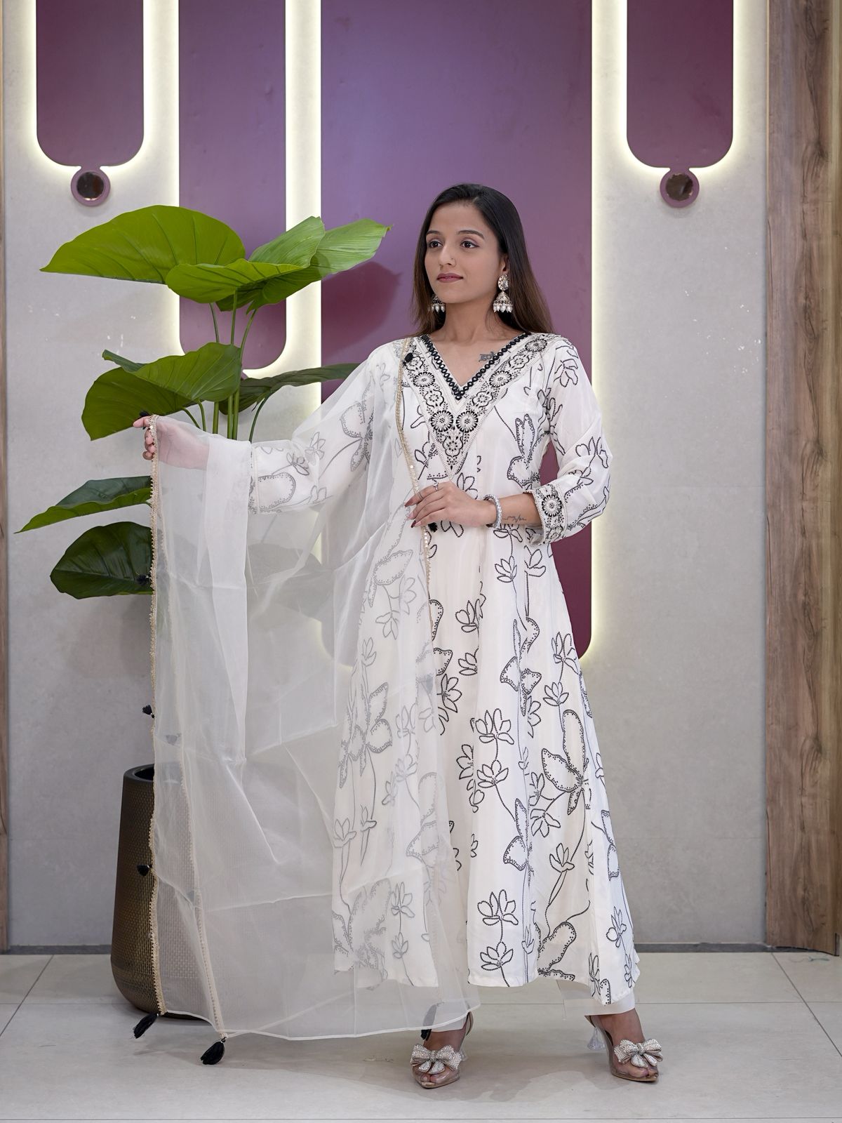 PREMIUM anarkali SALWAR SUIT digital print sets with dupatta