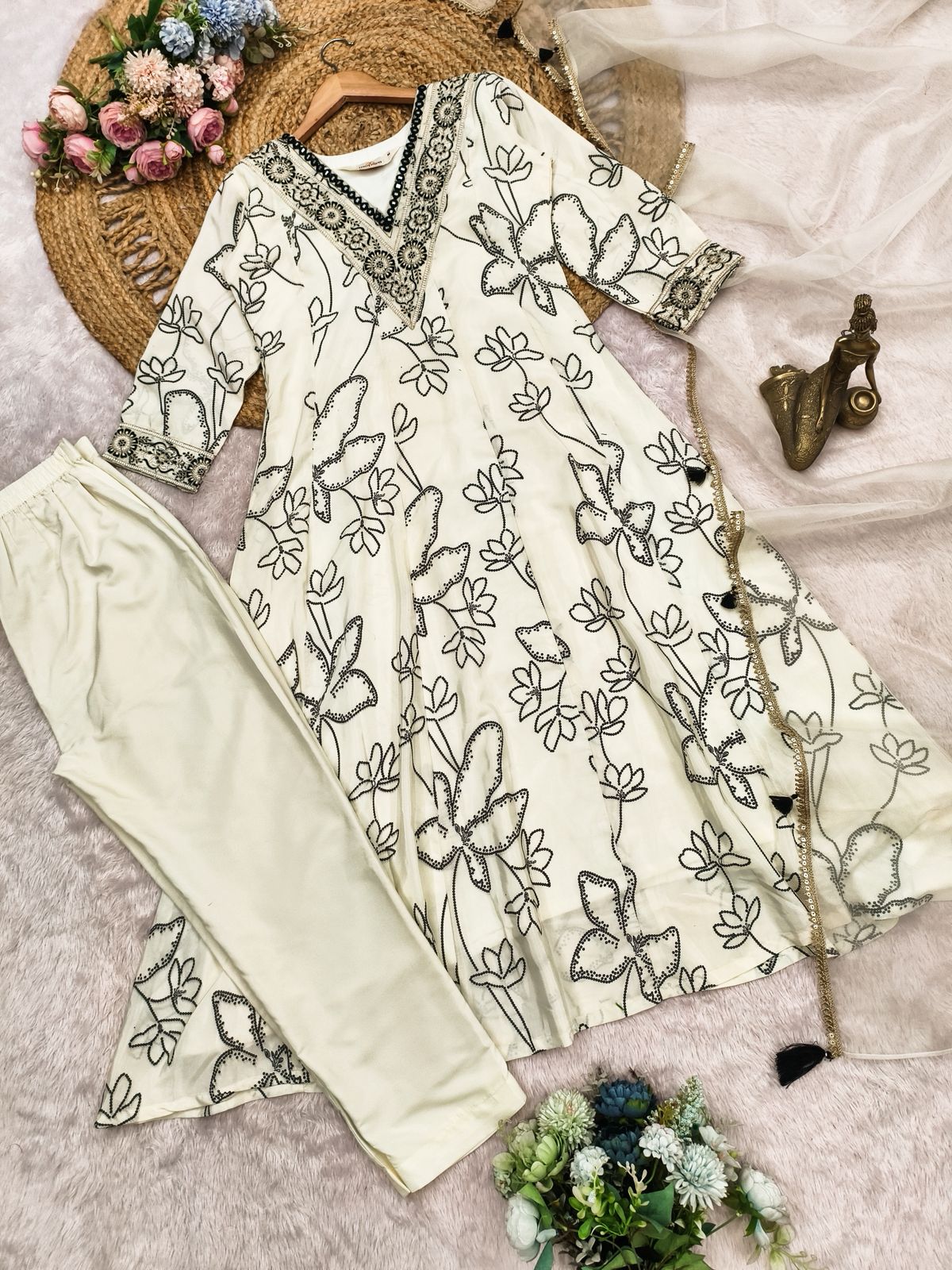 PREMIUM anarkali SALWAR SUIT digital print sets with dupatta