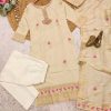 Jacquard Fabric Embroidery Kurta Set