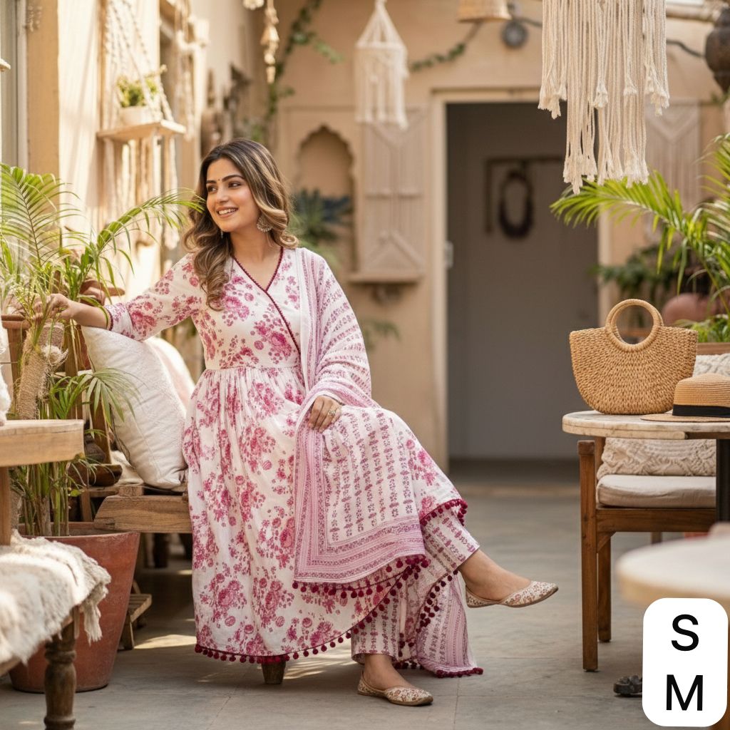 Anarkali gown pent with Dupptta