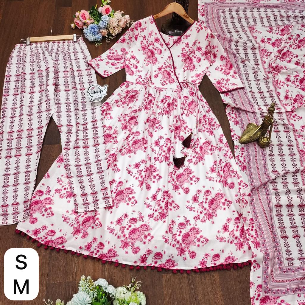 Anarkali gown pent with Dupptta