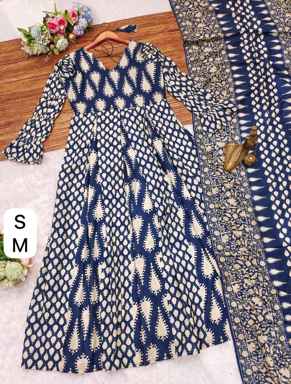 New Anarkali Heavy Cool Cotton Set