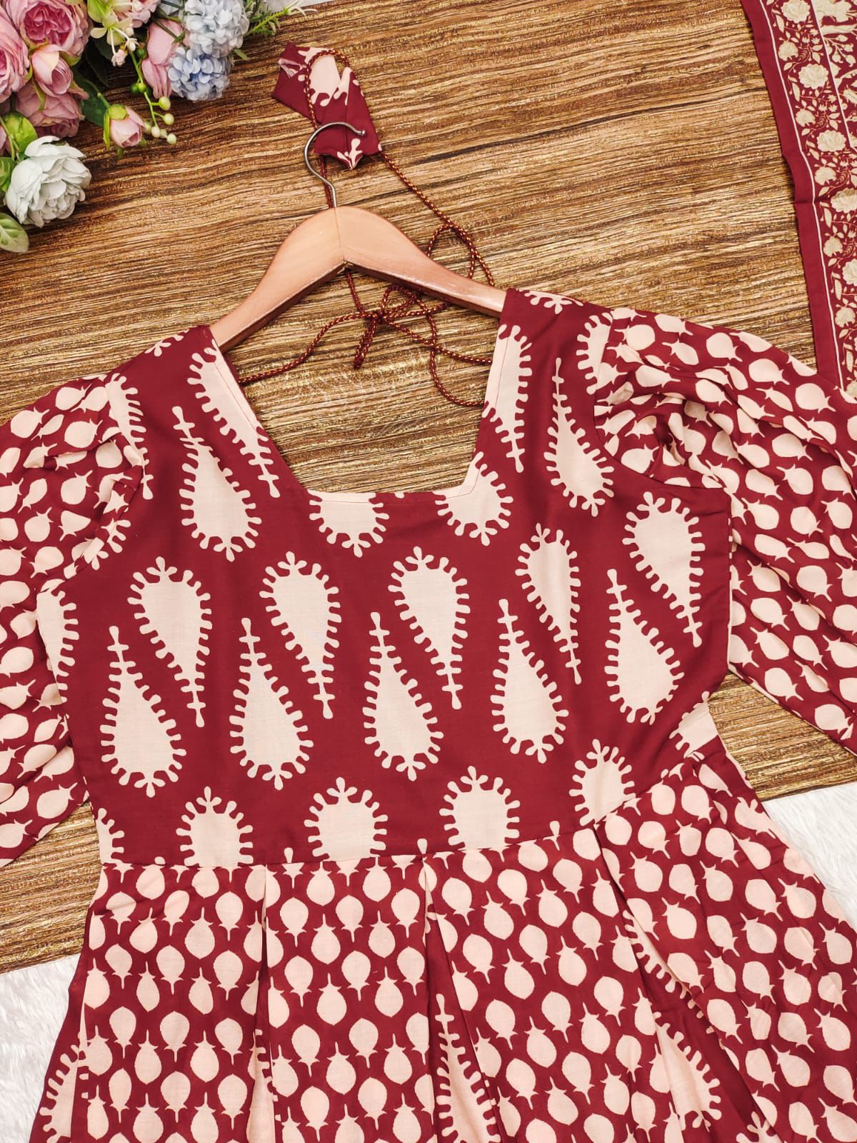 New Anarkali Heavy Cool Cotton Set