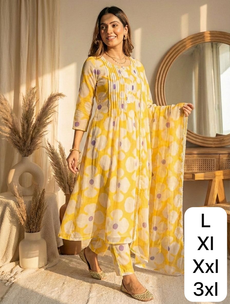 Anarkali Gown Dupatta with pent