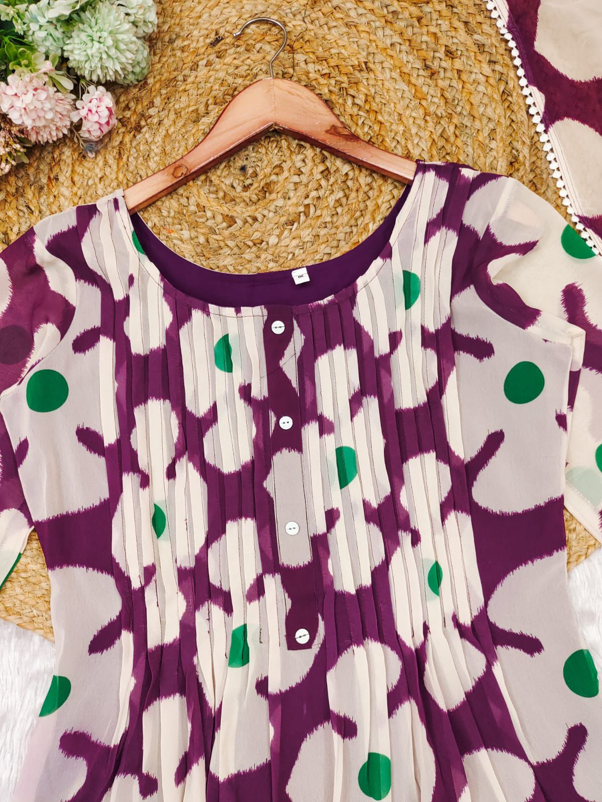 Anarkali Gown Dupatta with pent