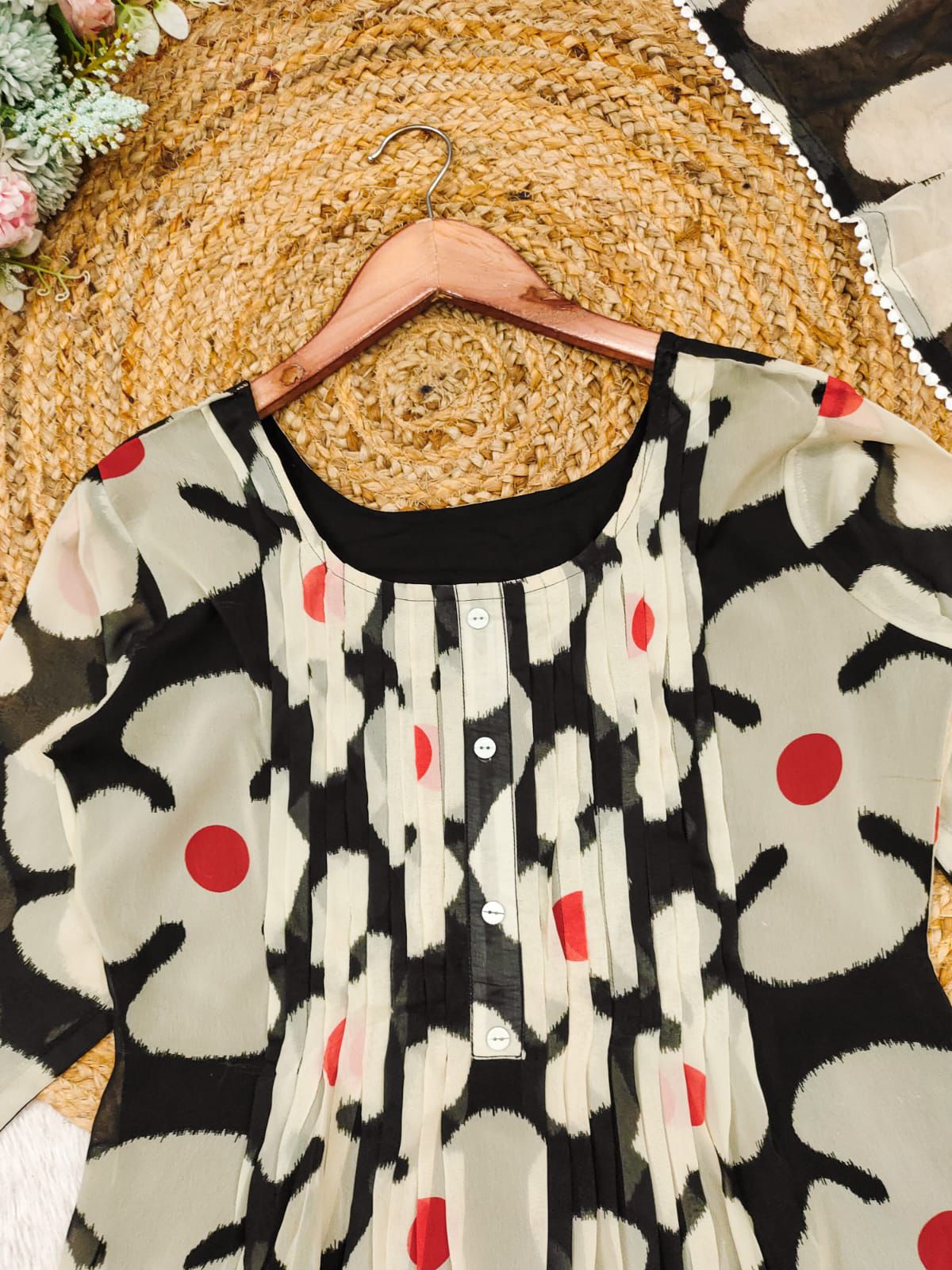 Anarkali Gown Dupatta with pent