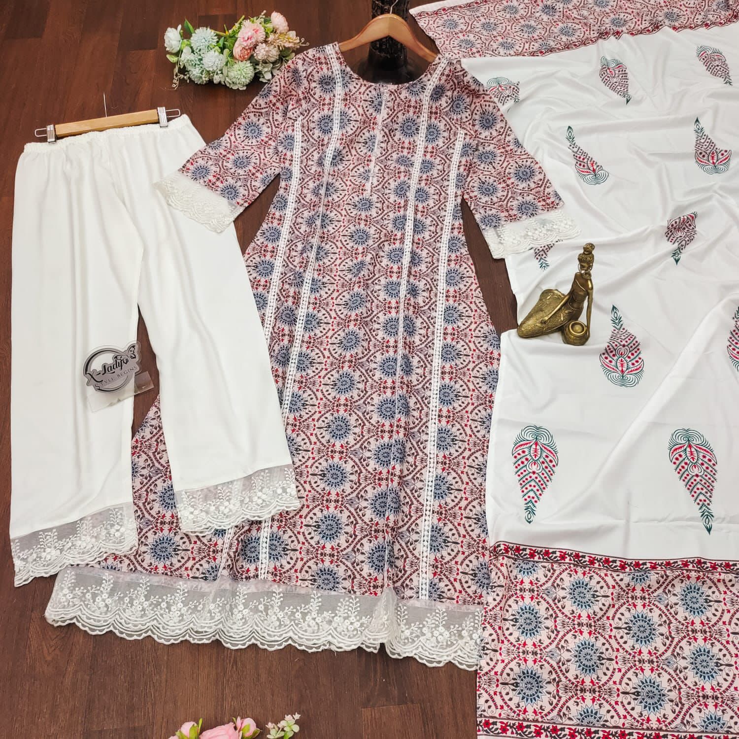 New Pakistani A-line cotton suit