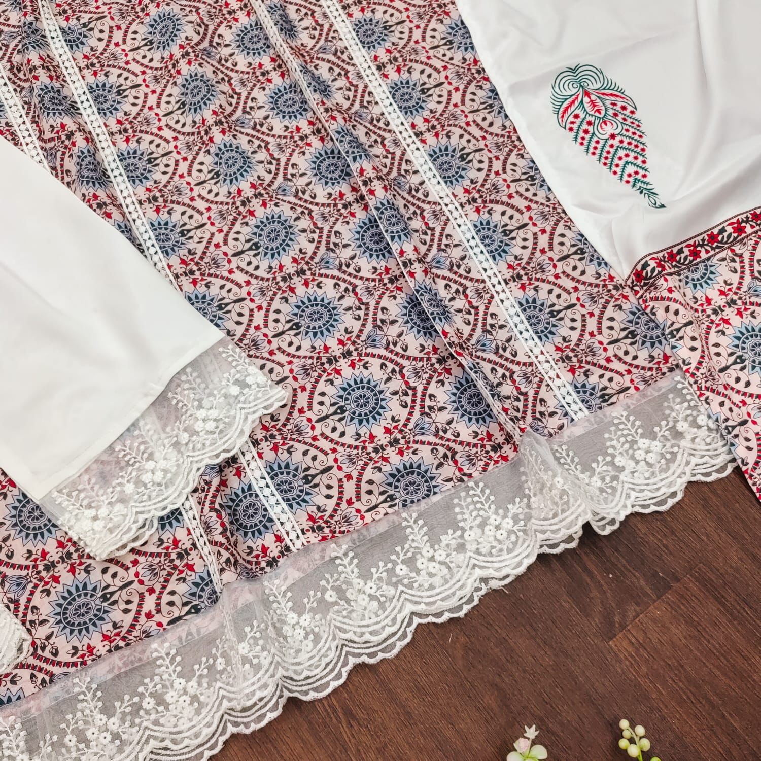 New Pakistani A-line cotton suit