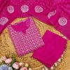 Magenta Beutiful Duppta Full 3 Piece Set
