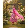 Multicoloured Anarkali with Girlish Sleek Stawl