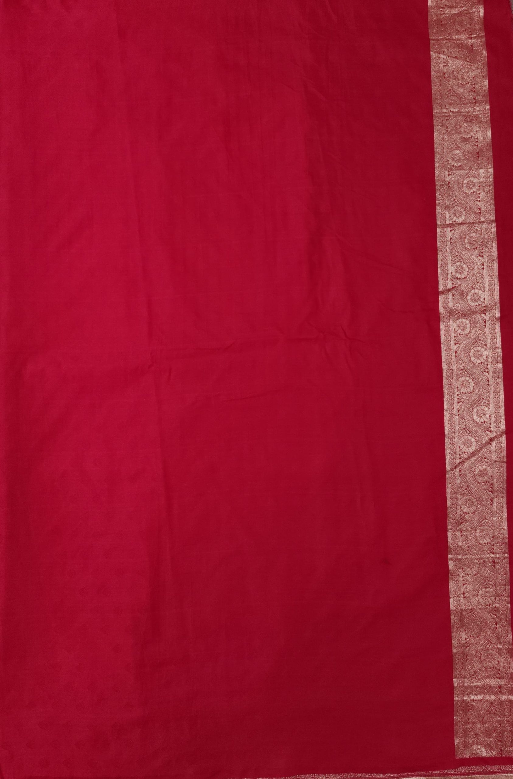 Rani Pink Banarasi Silk Saree