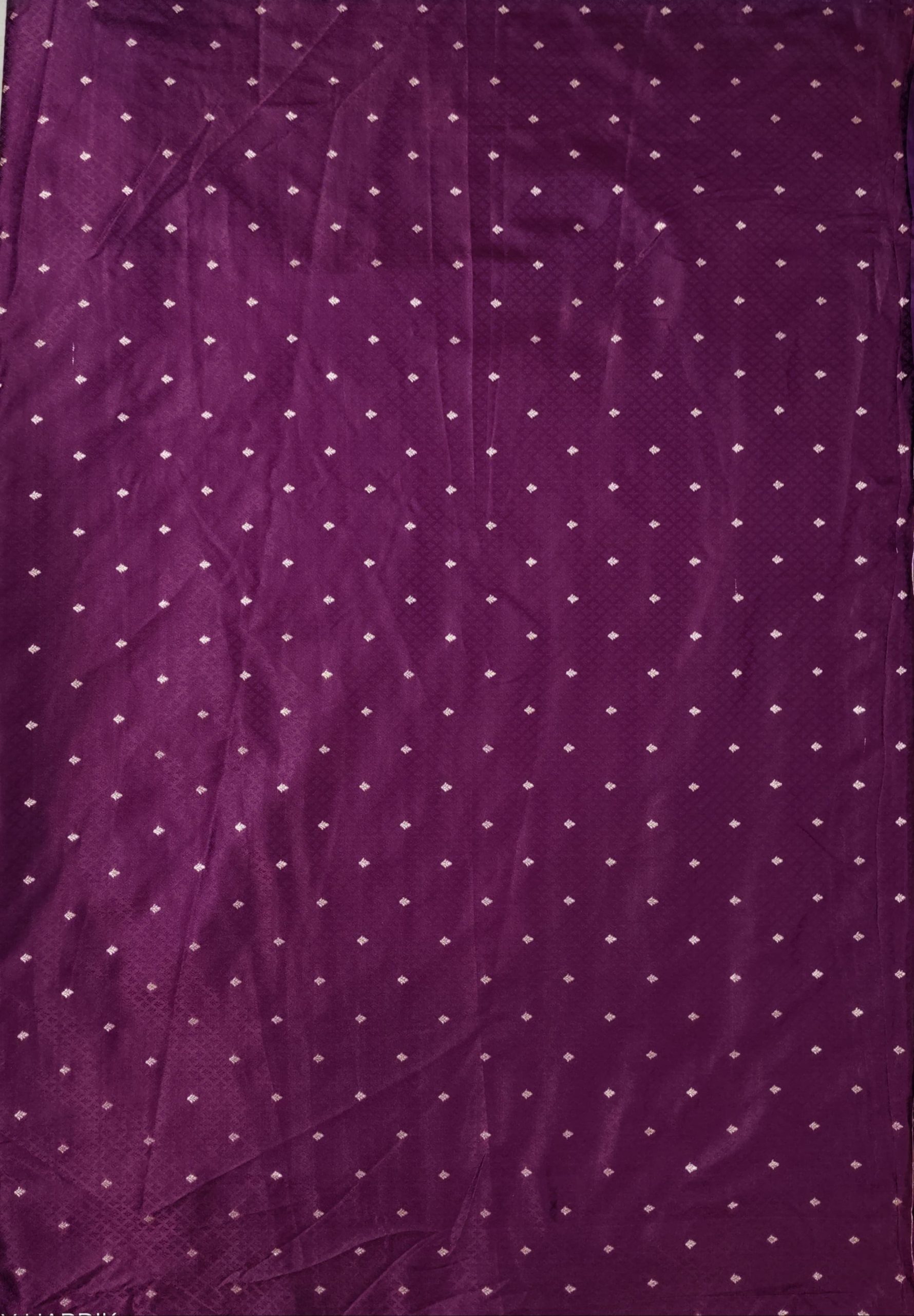 Wine Purple Banarasi Silk Saree