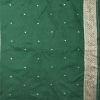Emerald Green Banarasi Silk Saree