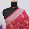 Rani Pink Banarasi Silk Saree