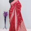 Rani Pink Banarasi Silk Saree