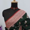 Crimson Red Banarasi Silk Saree