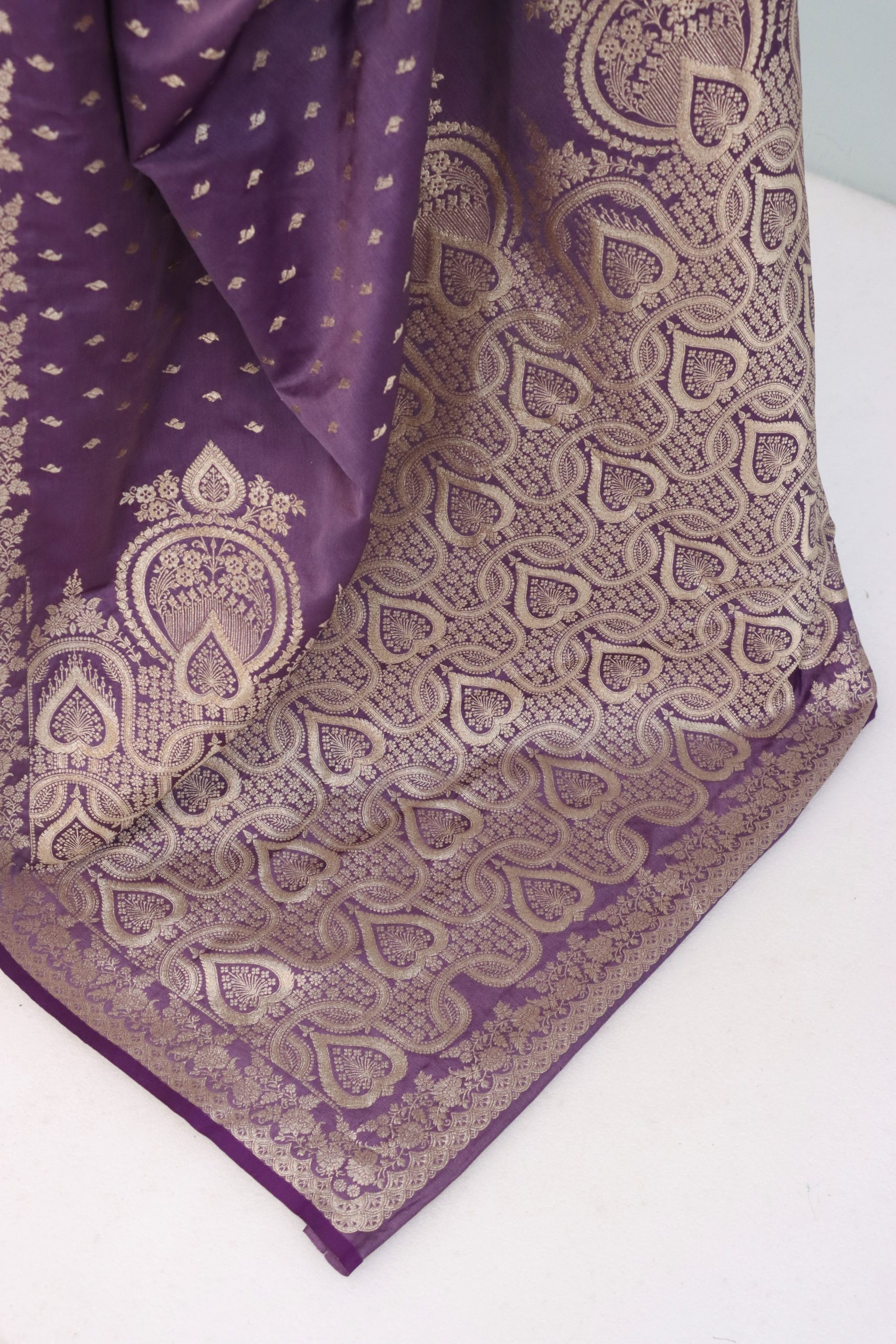 Royal Purple Banarasi Silk Saree