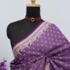 Royal Purple Banarasi Silk Saree