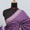 Royal Purple Banarasi Silk Saree