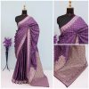 Royal Purple Banarasi Silk Saree
