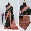 Crimson Red Banarasi Silk Saree